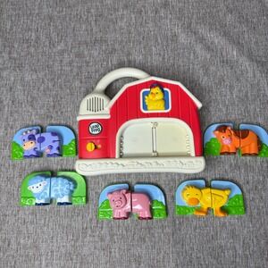 LeapFrog Fridge Farm Magnetic Animal Set 2007 Complete & Tested WORKS